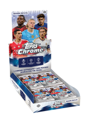 2023/24 Topps Chrome UEFA Club Competitions Soccer Hobby Box - Factory Sealed