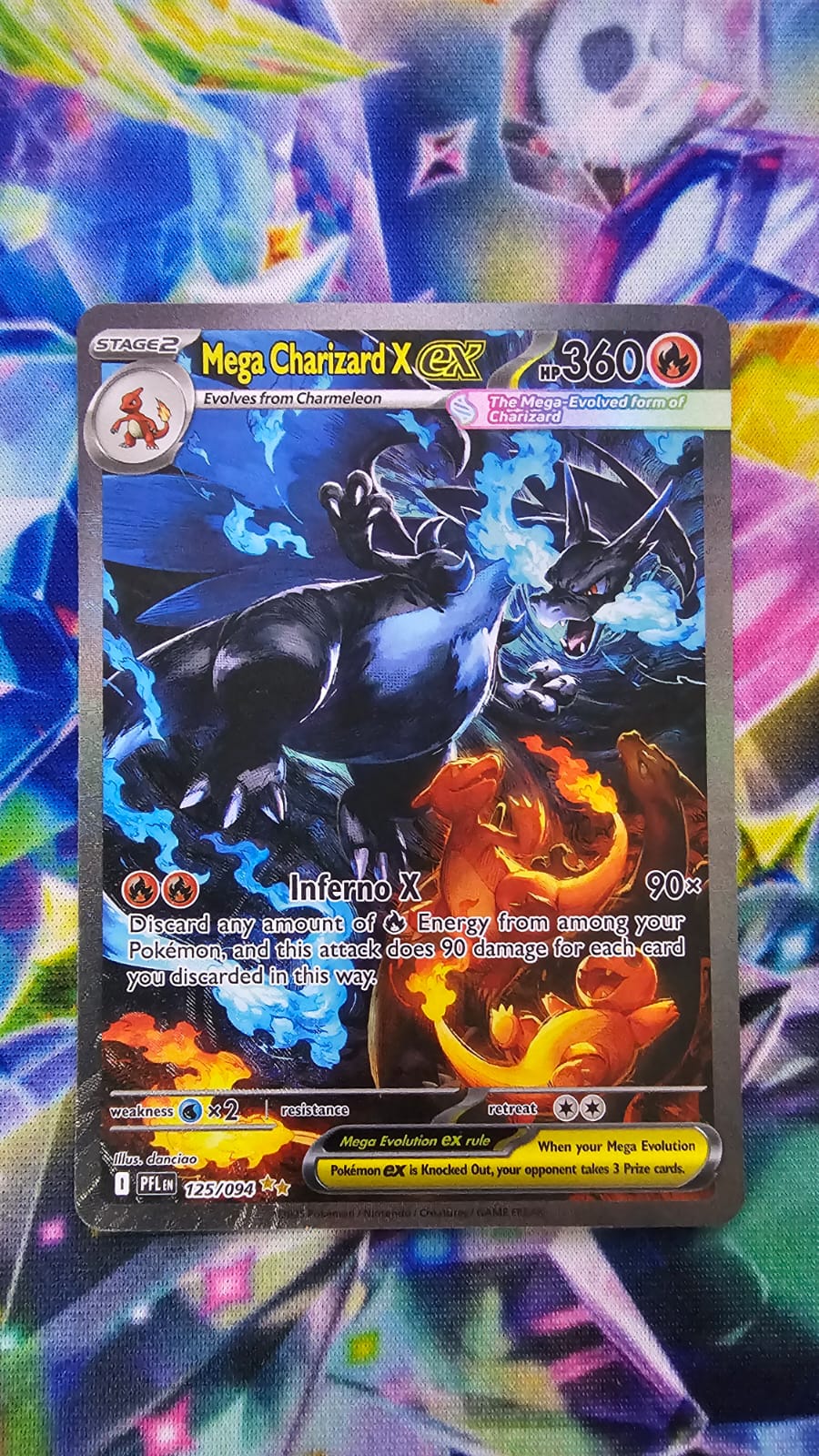 Mega Charizard X ex 125/094 - Phantasmal Flames - Special Illustration Rare