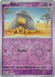 Abra SV: 151 Common • 063/165 Reverse Holofoil by Shark Pop Culture on MYNTED