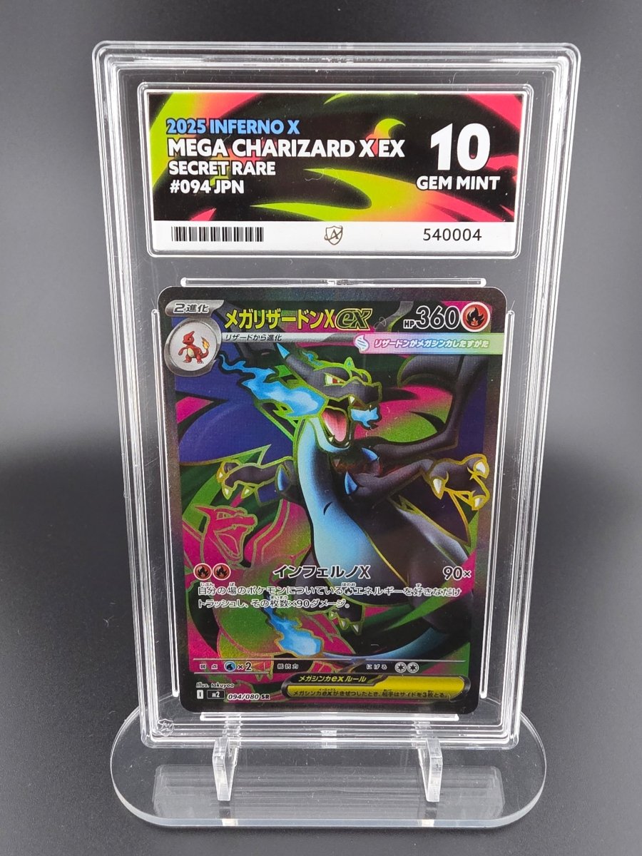 ACE 10 | Mega Charizard X ex | Inferno X | 094/080 | JP by Gem Mint Unc on MYNTED