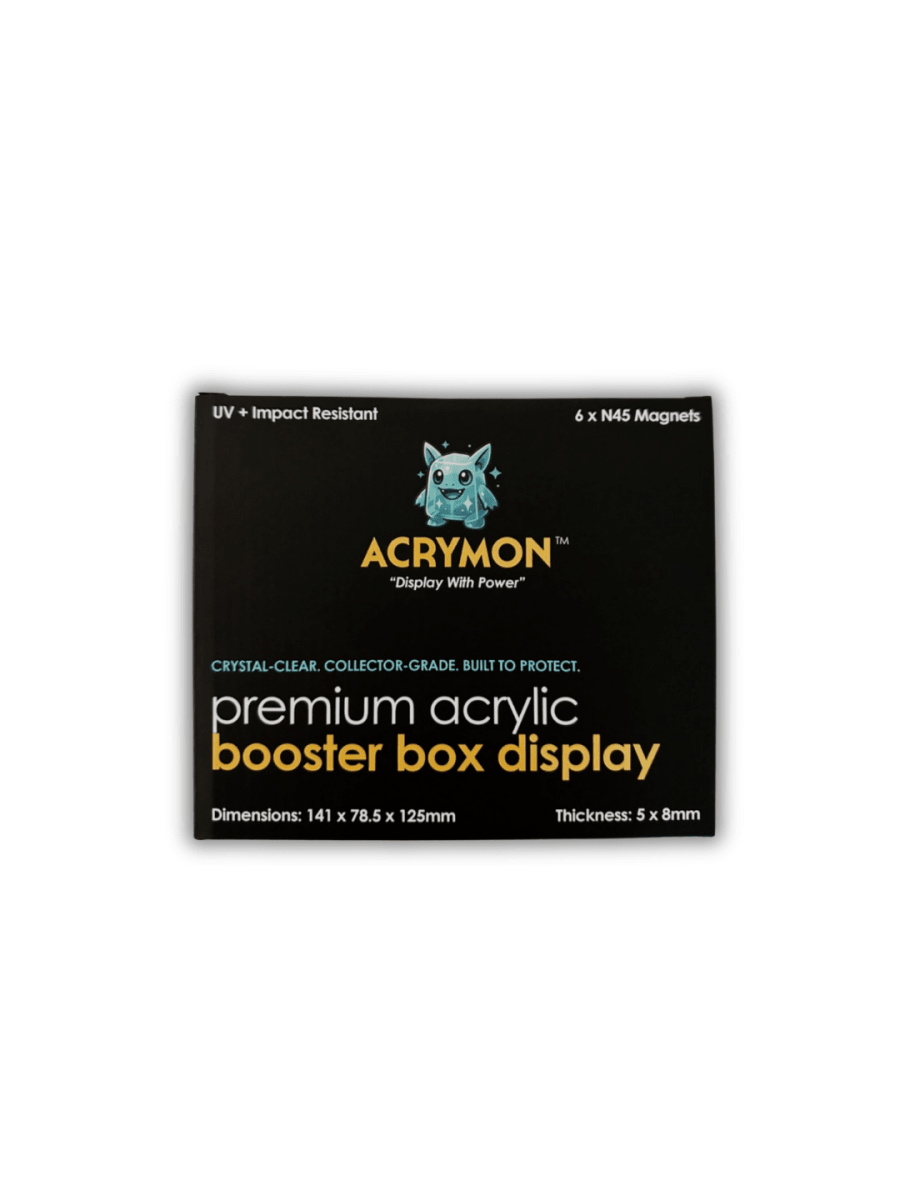 ACRYMON Premium Acrylic Booster Box Display by Collectors Cache on MYNTED