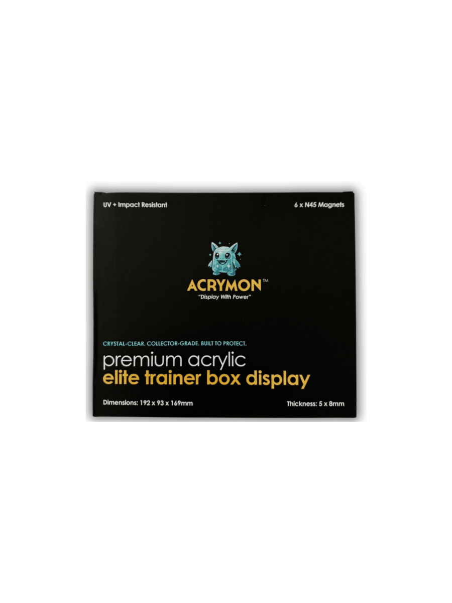 ACRYMON Premium Acrylic Elite Trainer Box Display by Collectors Cache on MYNTED