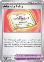 Adversity Policy 74 Pokemon Chaos Rising by Moe‘s Vault on MYNTED