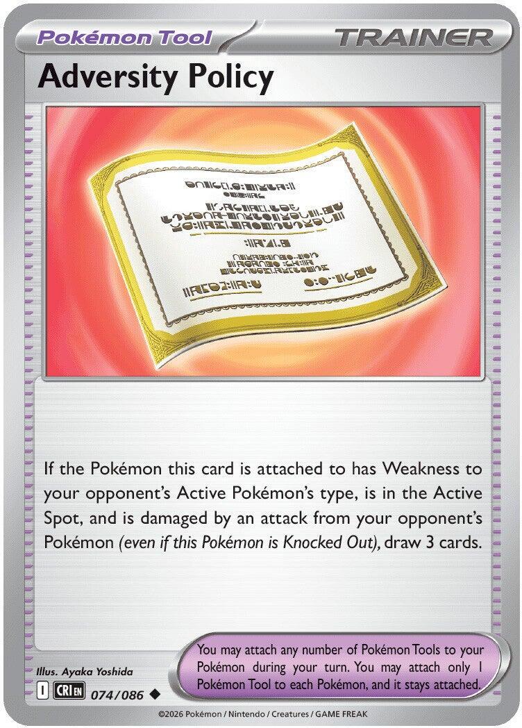 Adversity Policy 74 Pokemon Chaos Rising by Moe‘s Vault on MYNTED