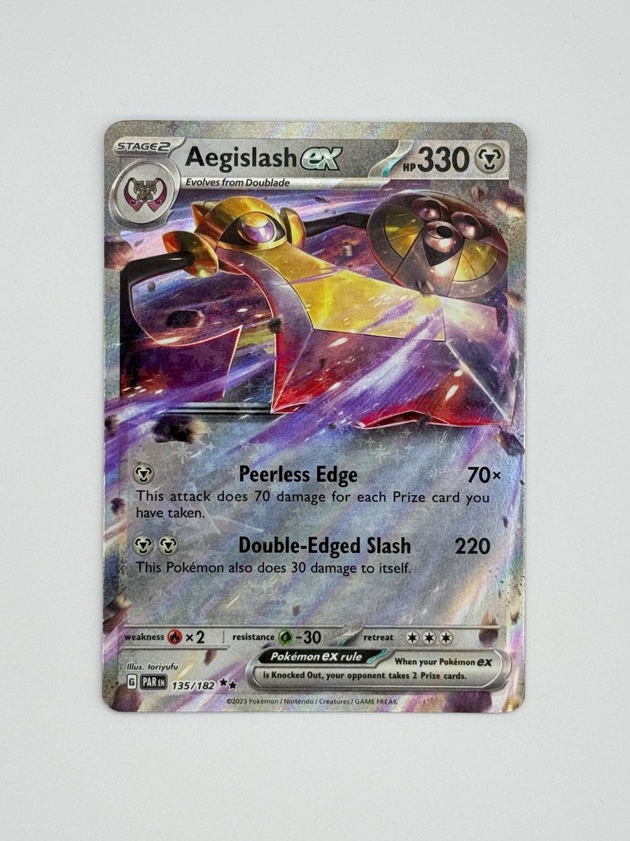 Aegislash ex · Paradox Rift (PAR) 135 by PokeMarsi on MYNTED