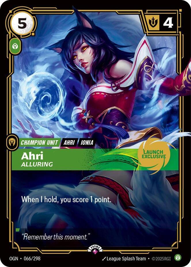 Ahri: Alluring (Launch Exclusive) by Incognito TCG on MYNTED