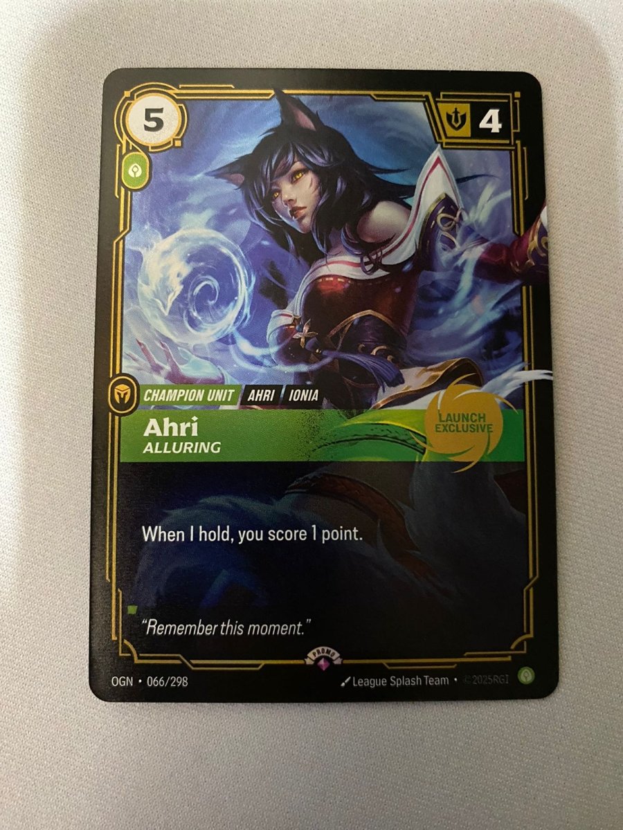 Ahri: Alluring (Launch Exclusive) by Incognito TCG on MYNTED