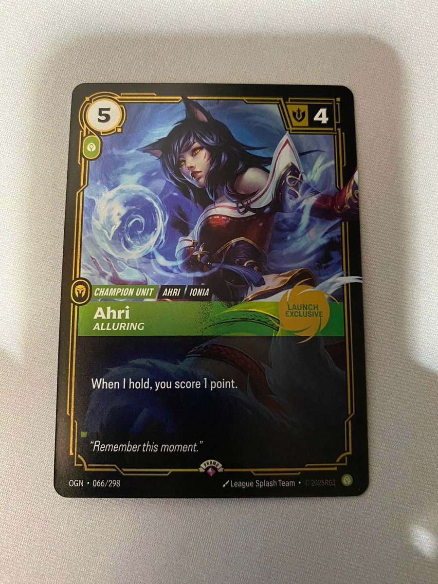 Ahri: Alluring (Launch Exclusive) by Incognito TCG on MYNTED