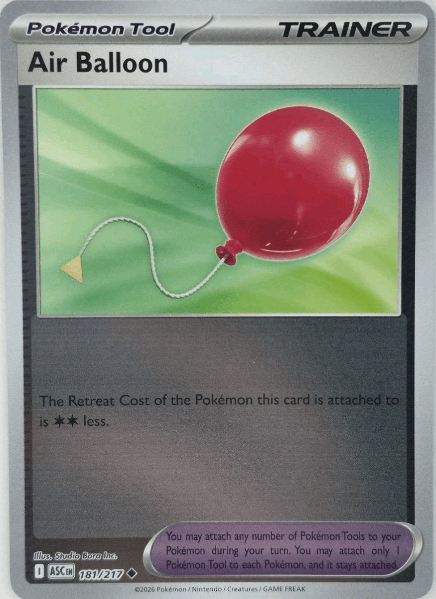 Air Balloon - 181/217 (Reverse Holo) ME: Ascended Heroes (ASC) by SAFAQATI on MYNTED