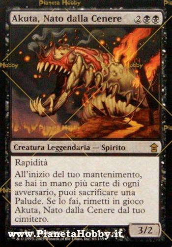 Akuta, Born of Ash (Italian version) by Dante The Snake MTG on MYNTED
