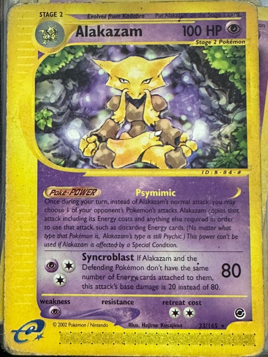 Alakazam (33) Expedition Rare • 33 Normal by Marnie’s TCG on MYNTED