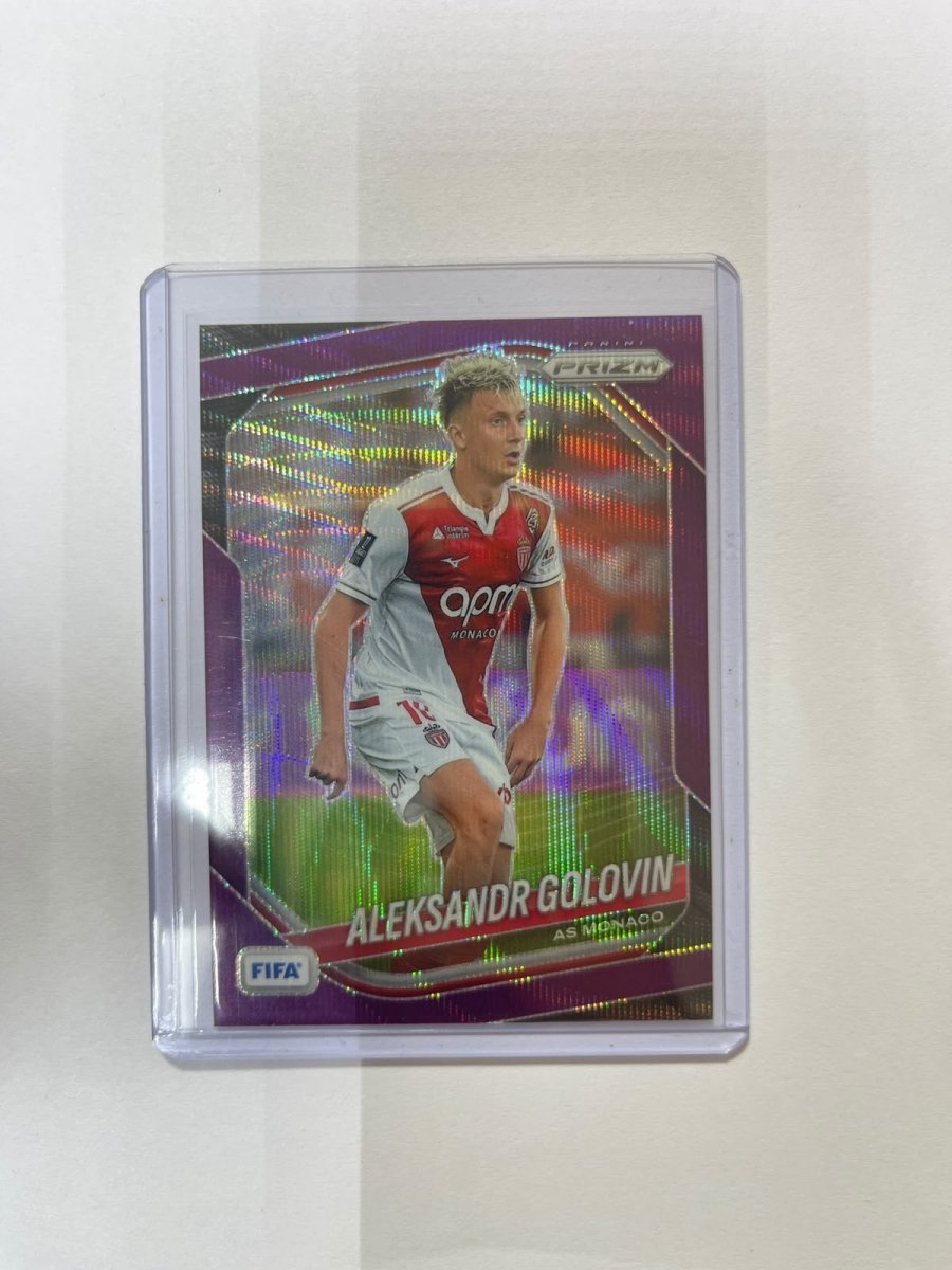 Aleksandr Golovin /49 - 25-26 Panini Prizm - Wave Purple - AS Monaco by Card Market Ahuy on MYNTED