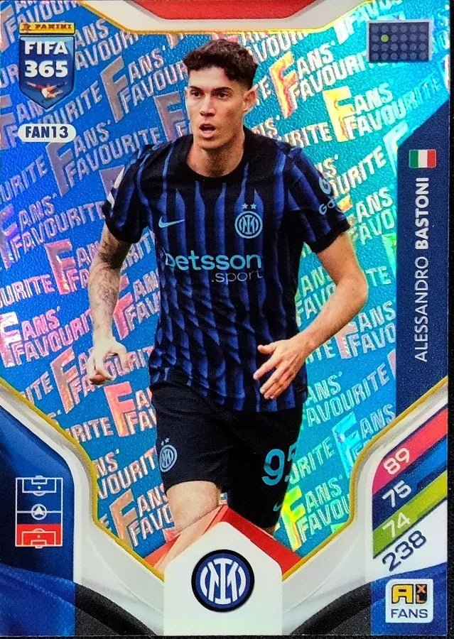 Alessandro Bastoni Inter Milan FAN13 - Panini Fifa 365 Adrenalyn XL 2026. by shad0wknightTCG on MYNTED