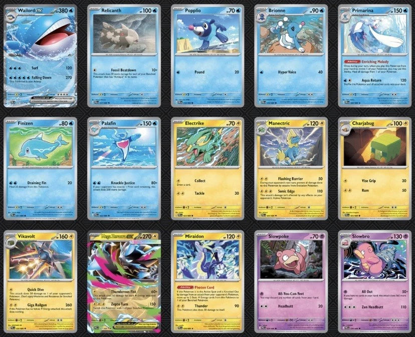 Pokémon Pitch Black Full Base Set - (158 Cards) All Base, Holo, Reverse & EXs!