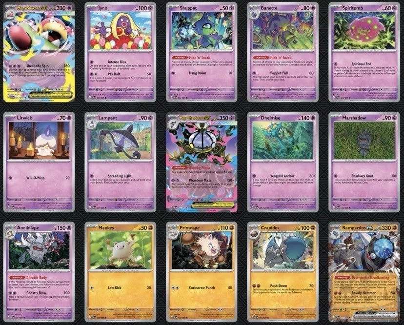Pokémon Pitch Black Full Base Set - (158 Cards) All Base, Holo, Reverse & EXs!