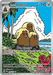 Alolan Dugtrio Surging Sparks - 208/191 by maithxjoystex on MYNTED