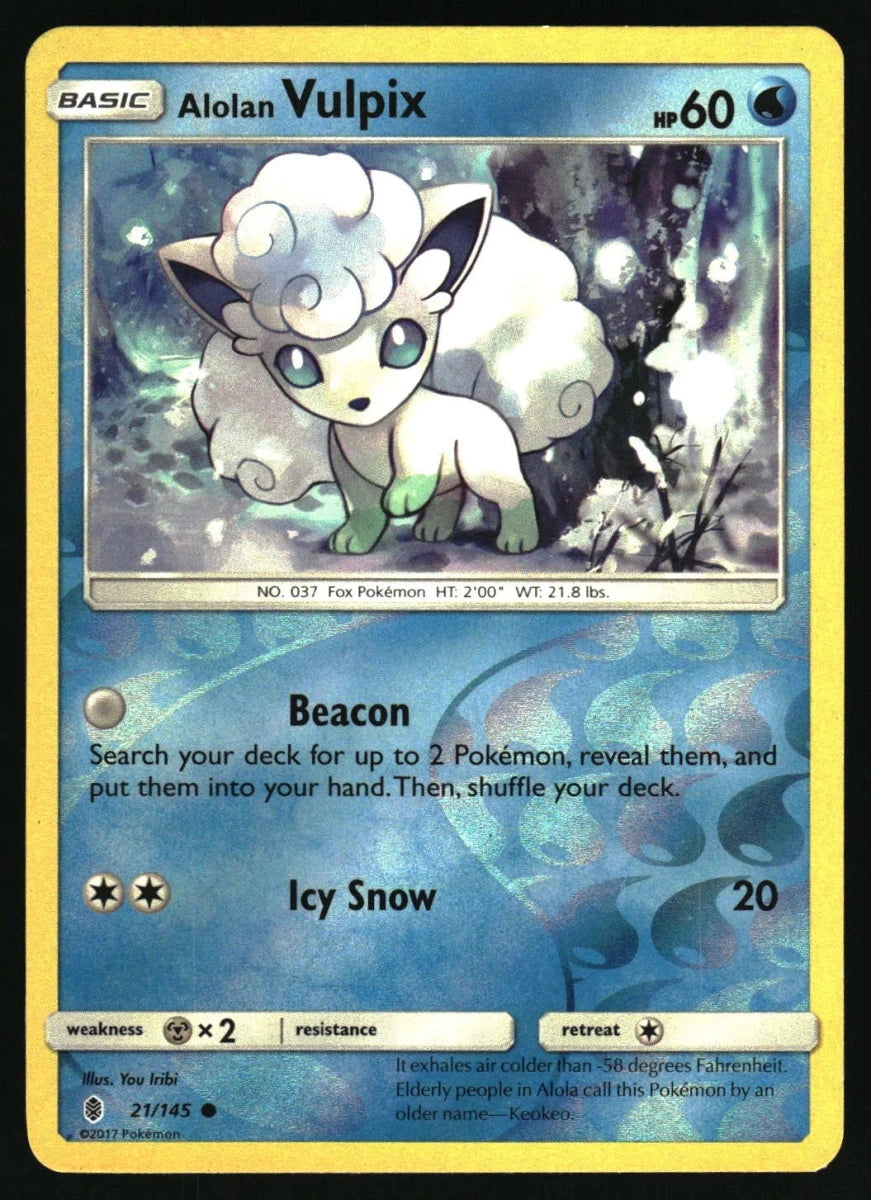 Alolan Vulpix Guardians Rising Common 21/145 Holo by The Greatest on MYNTED