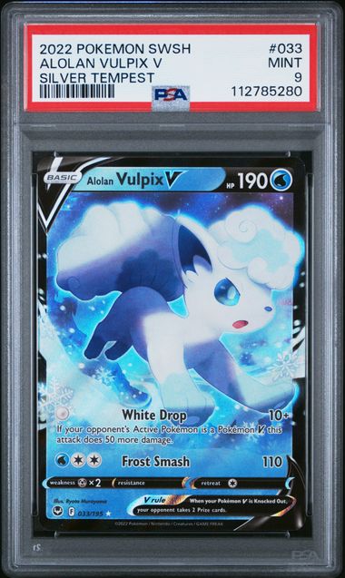 Alolan Vulpix V 033/195 Silver Tempest SWSH by PokeMarsi on MYNTED