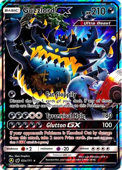 Alternate Art Promo Guzzlord GX 63a by PlayVault on MYNTED