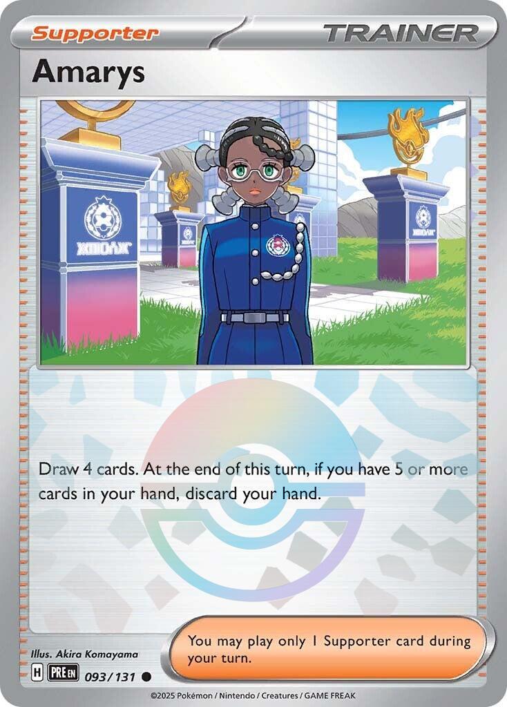 Amarys [Poke Ball] 93 Pokemon Prismatic Evolutions by Moe‘s Vault on MYNTED