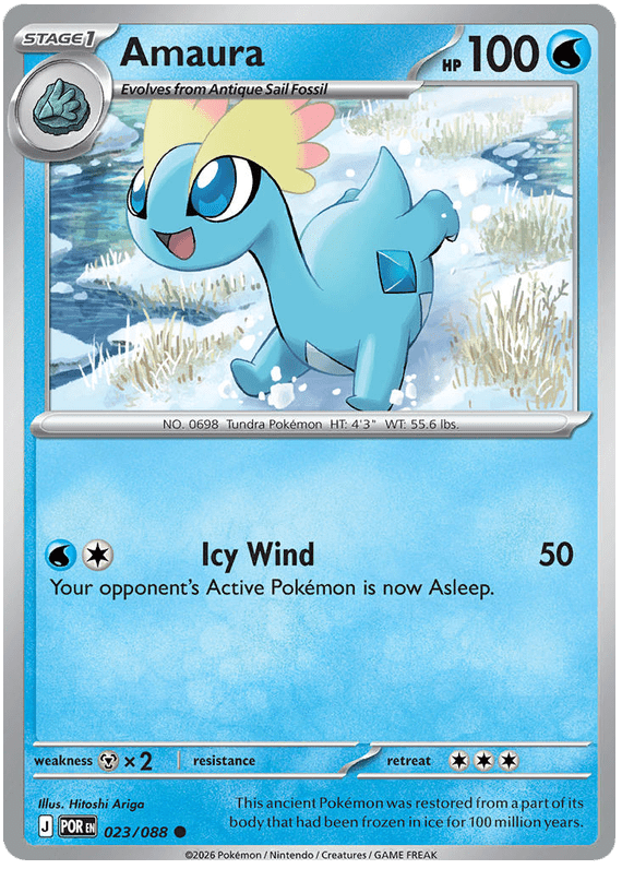 Amaura 023/088 Common | Mega Evolution – Perfect Order by Worth the XP on MYNTED