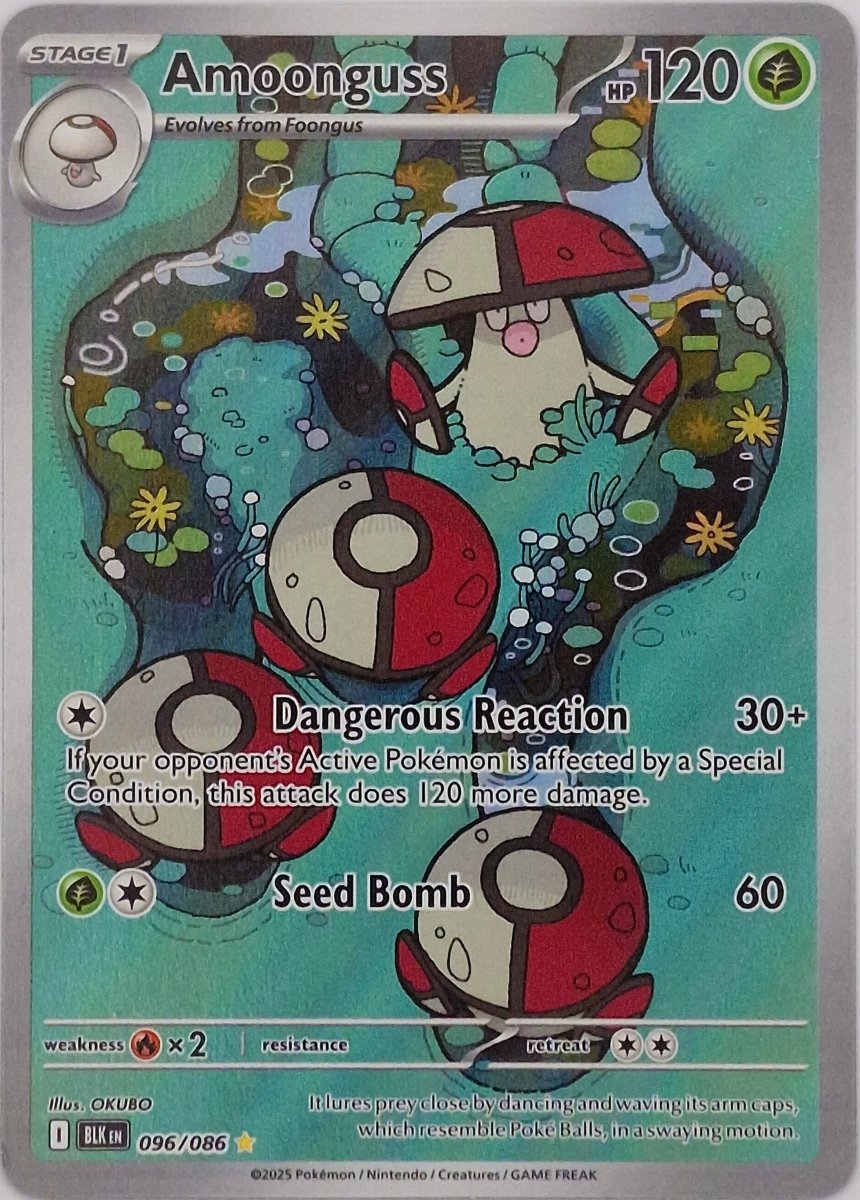 Amoonguss - 096/086 - SV: Black Bolt (BLK) by Poké Dubai on MYNTED