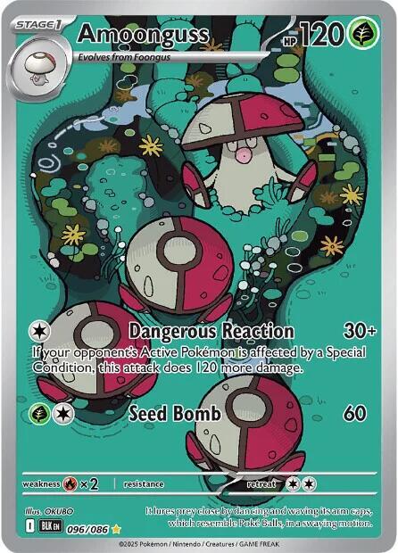 Amoonguss - 096/086 - SV: Black Bolt (BLK) by SAFAQATI on MYNTED