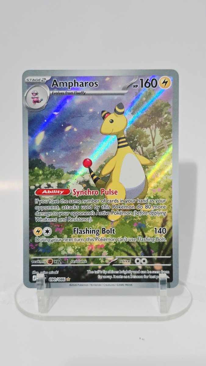 Ampharos - Chaos Rising - IR 090/086 - English by MechaKai Collectibles on MYNTED