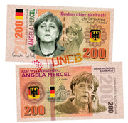 Angela Mercel 200 Marks UNCB banknote by UNCB on MYNTED