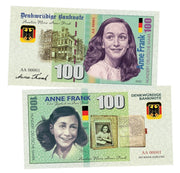 Anne Frank 100 Marks UNCB banknote by UNCB on MYNTED