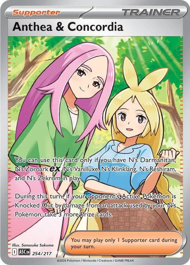 Anthea & Concordia Ascended Heroes Ultra Rare 254/217 by PokeMagic on MYNTED