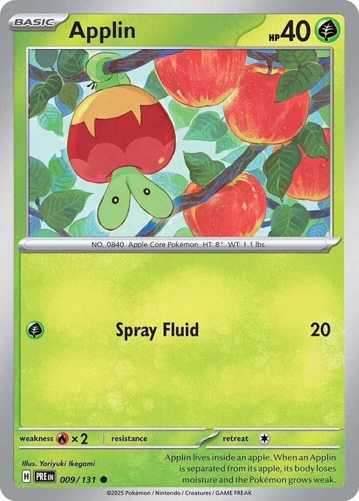 Applin 009/131 · Normal (Prismatic Evolutions) by The Marines Store on MYNTED