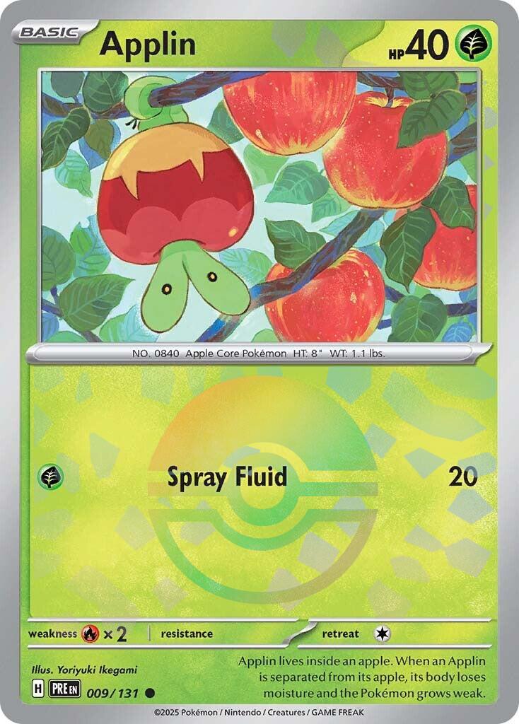 Applin [Poke Ball] 9 Pokemon Prismatic Evolutions by Moe‘s Vault on MYNTED