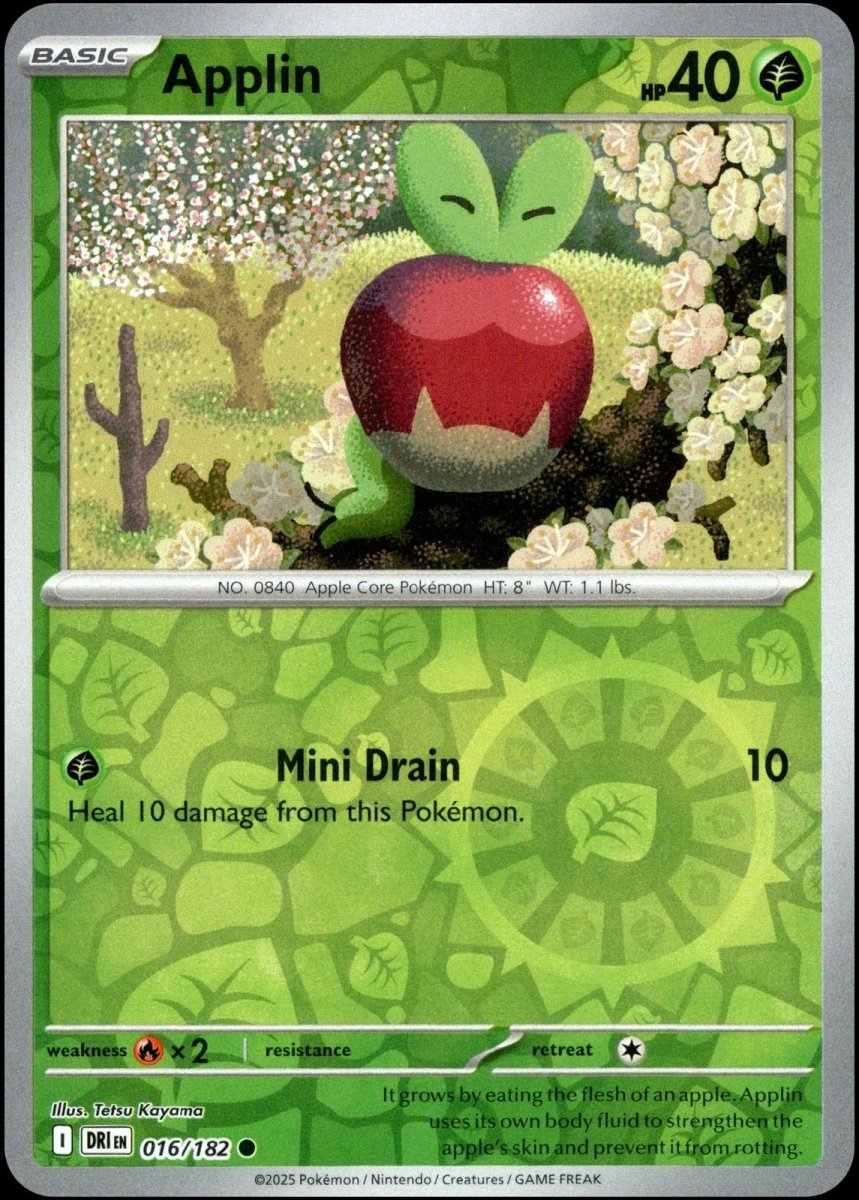 Applin [Reverse Holo] 16 Pokemon Destined Rivals by Moe‘s Vault on MYNTED