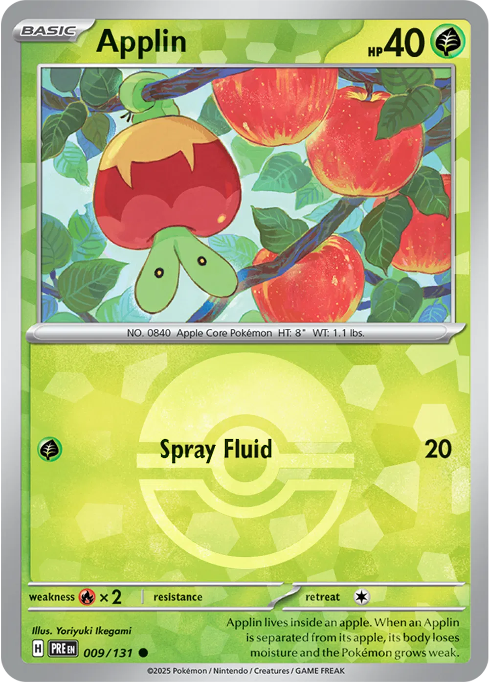 Applin - 009/131 - Pokeball Pattern