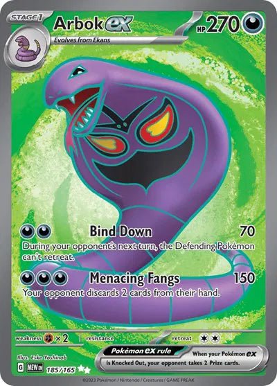 Arbok EX - 185/165 by The Archive Stop on MYNTED
