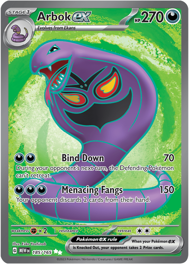 Arbok ex by Shaibz TCG on MYNTED