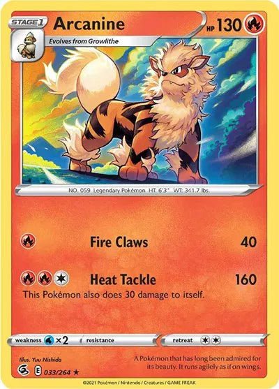 Arcanine - 033/264 - Normal by The Archive Stop on MYNTED