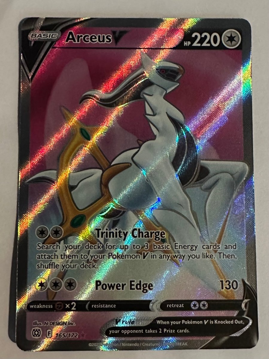 Arceus V (Full Art) Ultra Rare SWSH09: Brilliant Stars 165/172 by Coolectibles on MYNTED