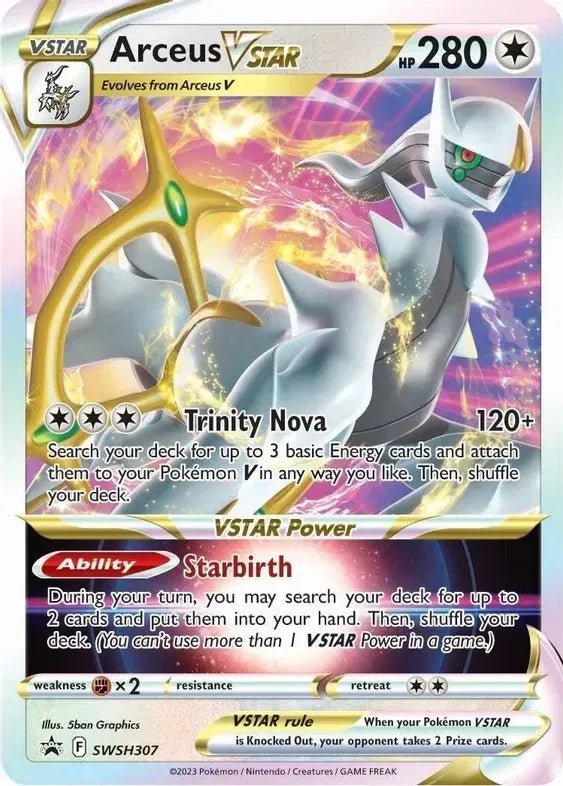Arceus VSTAR SWSH307 (Sword & Shield Promo) by Pokedaddy on MYNTED