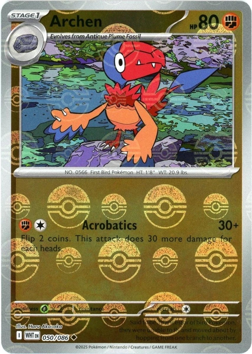 Archen - 050/086 (Poke Ball Pattern) - SV: White Flare (WHT) by SAFAQATI on MYNTED