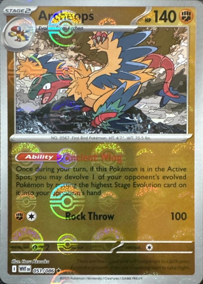 Archeops - 051/086 (Poke Ball Pattern) - SV: White Flare (WHT) by SAFAQATI on MYNTED
