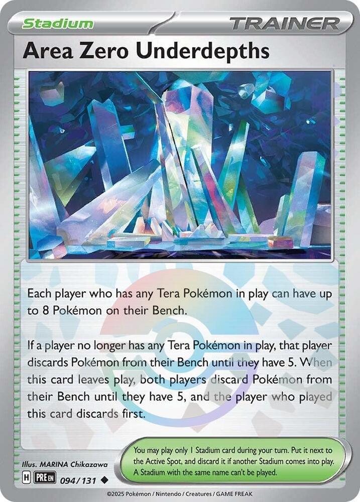 Area Zero Underdepths - 094/131 (Poke Ball Pattern) - SV: Prismatic Evolutions (PRE) by SAFAQATI on MYNTED