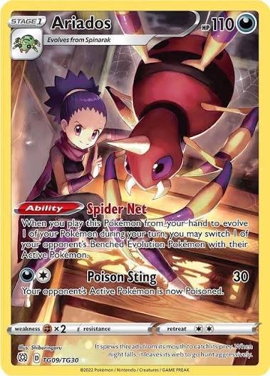 Ariados - TG09/TG30 - Brilliant Stars 2022 Pokémon TCG - NM by Coolectibles on MYNTED