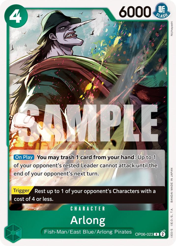 Arlong (Reprint) Premium Booster R OP06 - 023 by Schmutzfink TCG on MYNTED