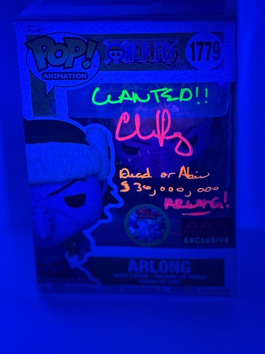 Arlong signed and quoted by the English Voice Actor by Luffy Collects on MYNTED