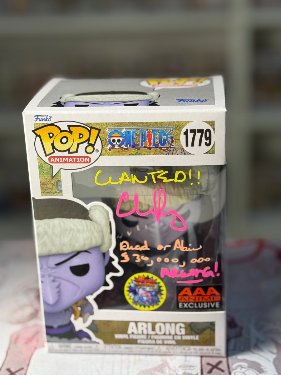 Arlong signed and quoted by the English Voice Actor by Luffy Collects on MYNTED