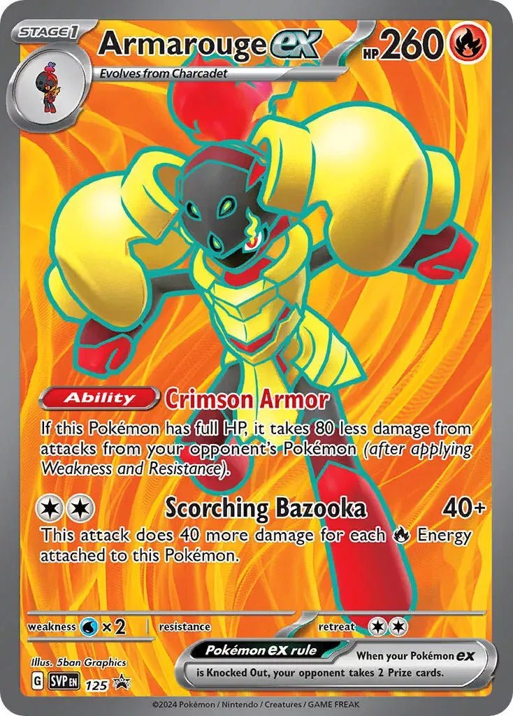 Armarouge ex 125 (Scarlet & Violet Promo) by DarthTCG on MYNTED