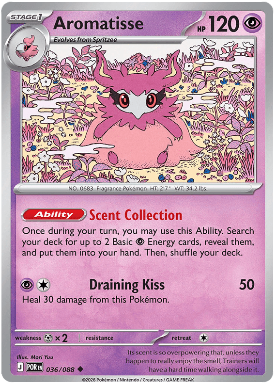 Aromatisse 036/088 Uncommon | Mega Evolution – Perfect Order by Worth the XP on MYNTED