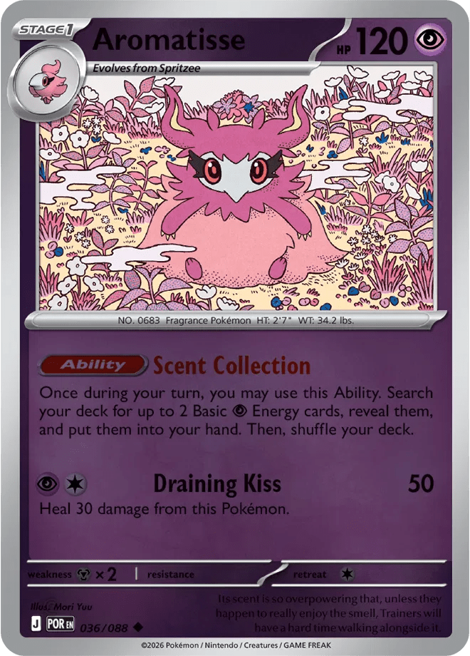 Aromatisse Perfect Order Uncommon • 036/088 Reverse Holofoil by Shark Pop Culture on MYNTED